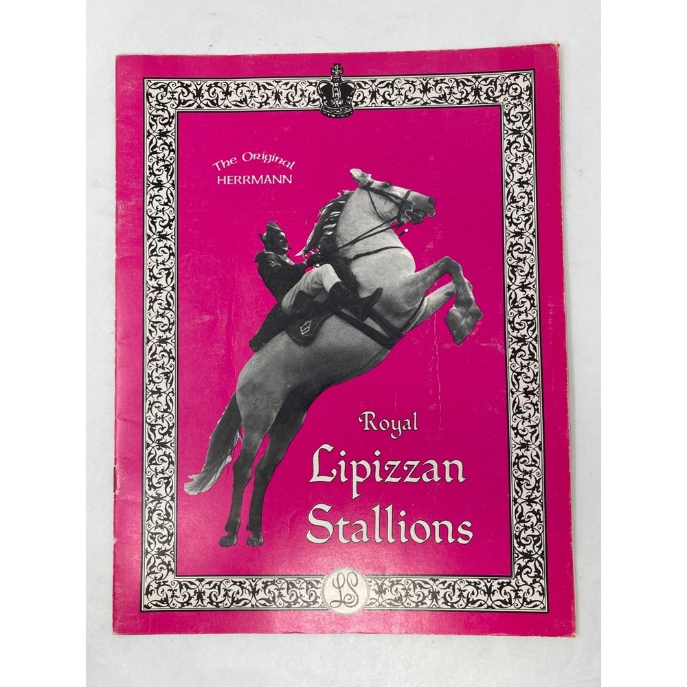 The Original Herrmann Royal Lipizzan Stallions 3rd Annual Show Program Vintage‎
